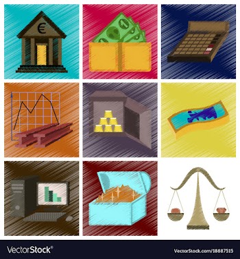 Assembly flat shading style icon economics vector image