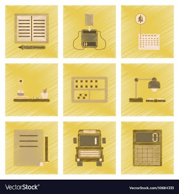 Assembly flat shading style icon education school vector image