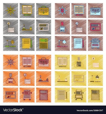 Assembly flat shading style icon education school vector image