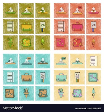 Assembly flat shading style icon education school vector image