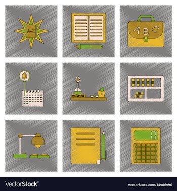 Assembly flat shading style icon education school vector image