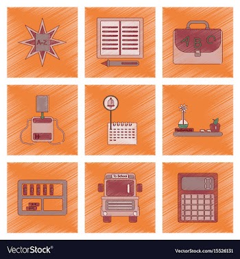 Assembly flat shading style icon education school vector image