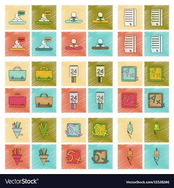 Assembly flat shading style icon education school vector image