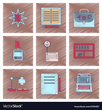 Assembly flat shading style icon education school vector image