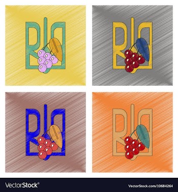 Assembly flat shading style icon emblem of Ukraine vector image