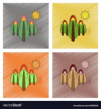Assembly flat shading style icon fire in the vector image
