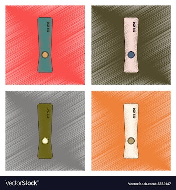 Assembly flat shading style icon game console vector image