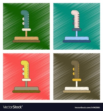 Assembly flat shading style icon game joystick vector image