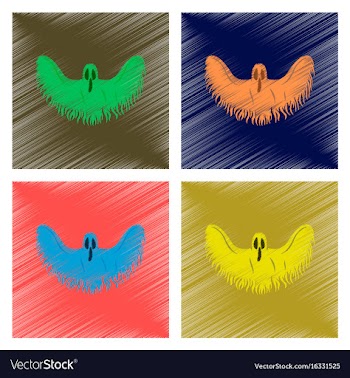 Assembly flat shading style icon ghost vector image