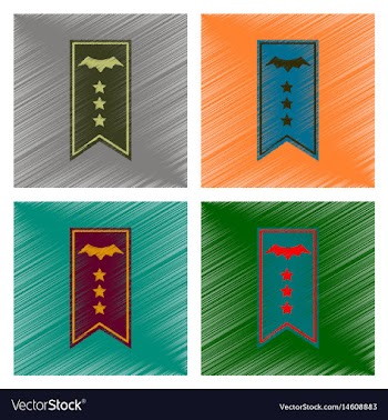 Assembly flat shading style icon halloween garland vector image