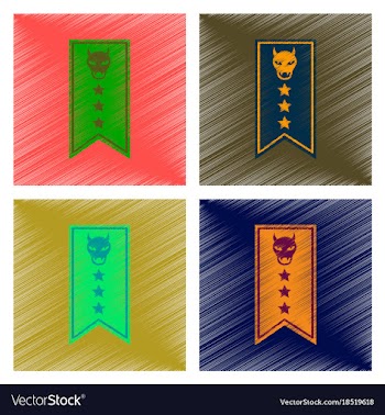 Assembly flat shading style icon halloween garland vector image