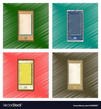 Assembly flat shading style icon mobile phone vector image