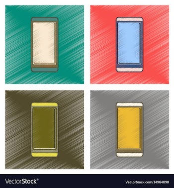 Assembly flat shading style icon mobile phone vector image