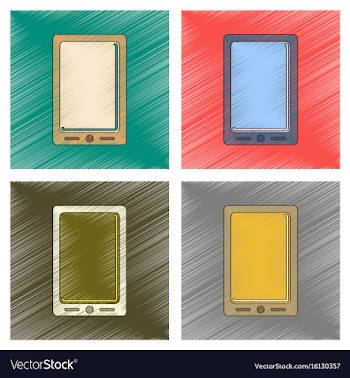 Assembly flat shading style icon mobile phone vector image