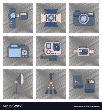 Assembly flat shading style icon multimedia vector image