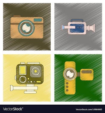 Assembly flat shading style icon multimedia vector image