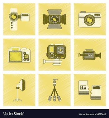 Assembly flat shading style icon multimedia vector image