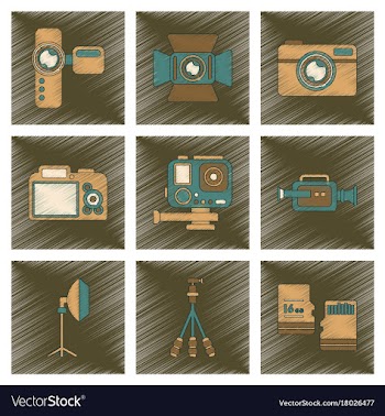 Assembly flat shading style icon multimedia vector image