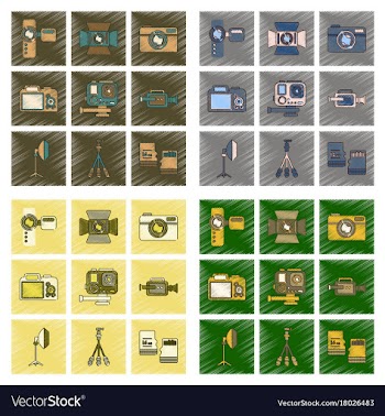 Assembly flat shading style icon multimedia vector image