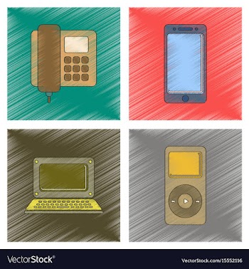 Assembly flat shading style icon office music vector image
