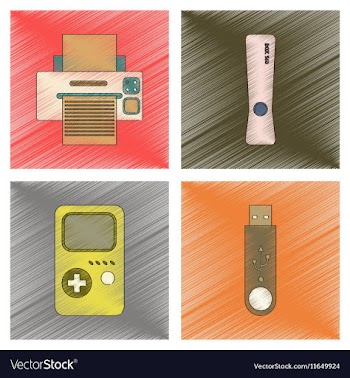 Assembly flat shading style icon technology game vector image