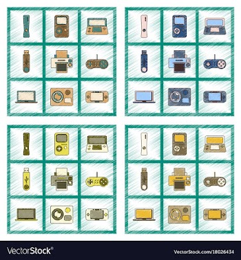Assembly flat shading style icon technology game vector image
