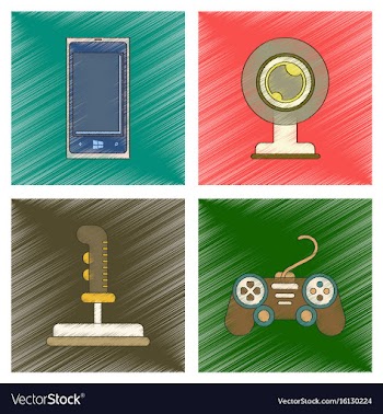 Assembly flat shading style icon technology vector image