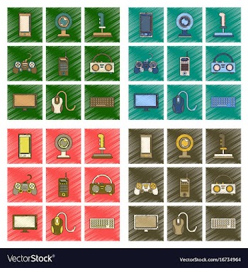 Assembly flat shading style icon technology vector image