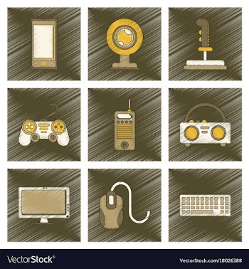 Assembly flat shading style icon technology vector image