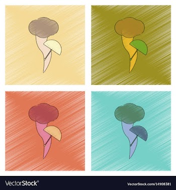 Assembly flat shading style icon tornado umbrella vector image