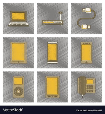 Assembly flat shading style icon Wi fi modem vector image