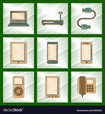 Assembly flat shading style icon wi fi modem vector image