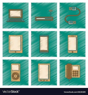 Assembly flat shading style icon wi fi modem vector image