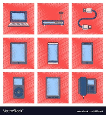Assembly flat shading style icon wi fi modem vector image