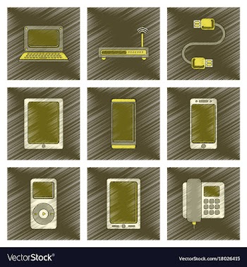 Assembly flat shading style icon wi fi modem vector image