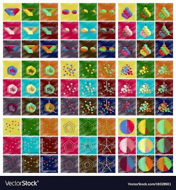 Assembly flat shading style icons economic graphs vector image