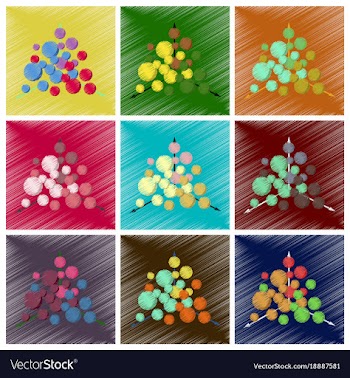 Assembly flat shading style icons economic graphs vector image