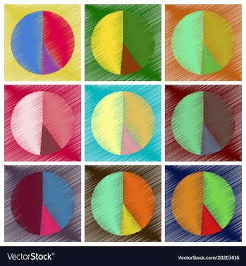 Assembly flat shading style icons economic graphs vector image