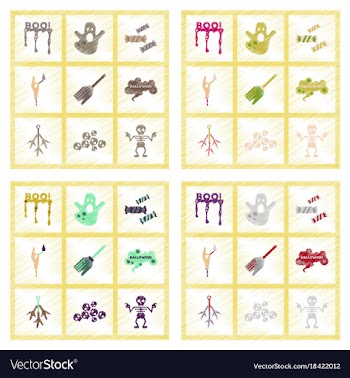Assembly flat shading style icons halloween boo vector image