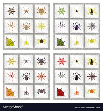 Assembly flat shading style icons halloween vector image