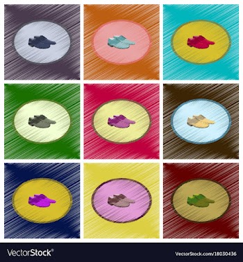 Assembly flat shading style icons pair of men vector image