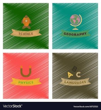Assembly flat shading style icons rocket science vector image