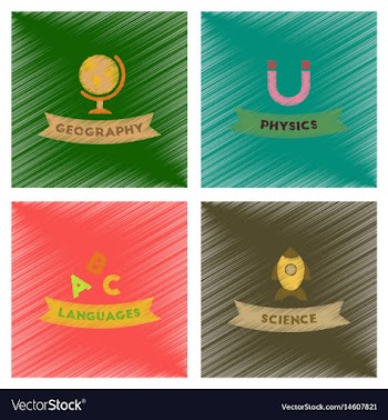 Assembly flat shading style icons rocket science vector image