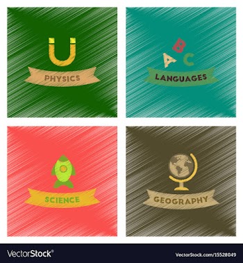Assembly flat shading style icons rocket science vector image