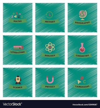 Assembly flat shading style icons rocket science vector image