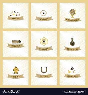 Assembly flat shading style icons rocket science vector image