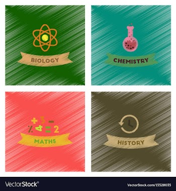 Assembly flat shading style icons school history vector image