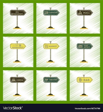 Assembly flat shading style icons sign of bar vector image
