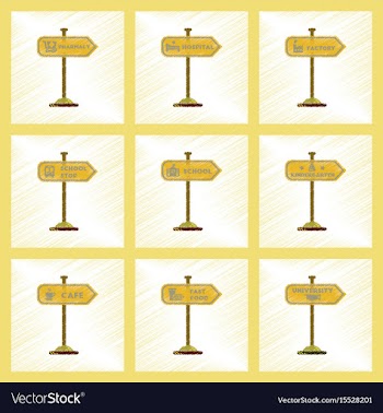 Assembly flat shading style icons university vector image