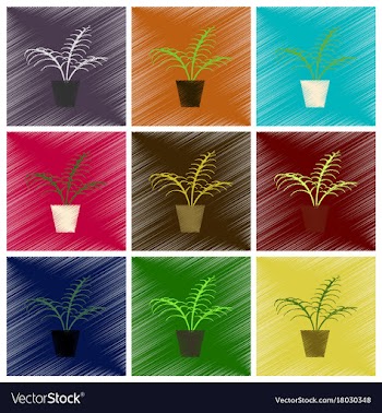 Assembly flat shading style icons vector image